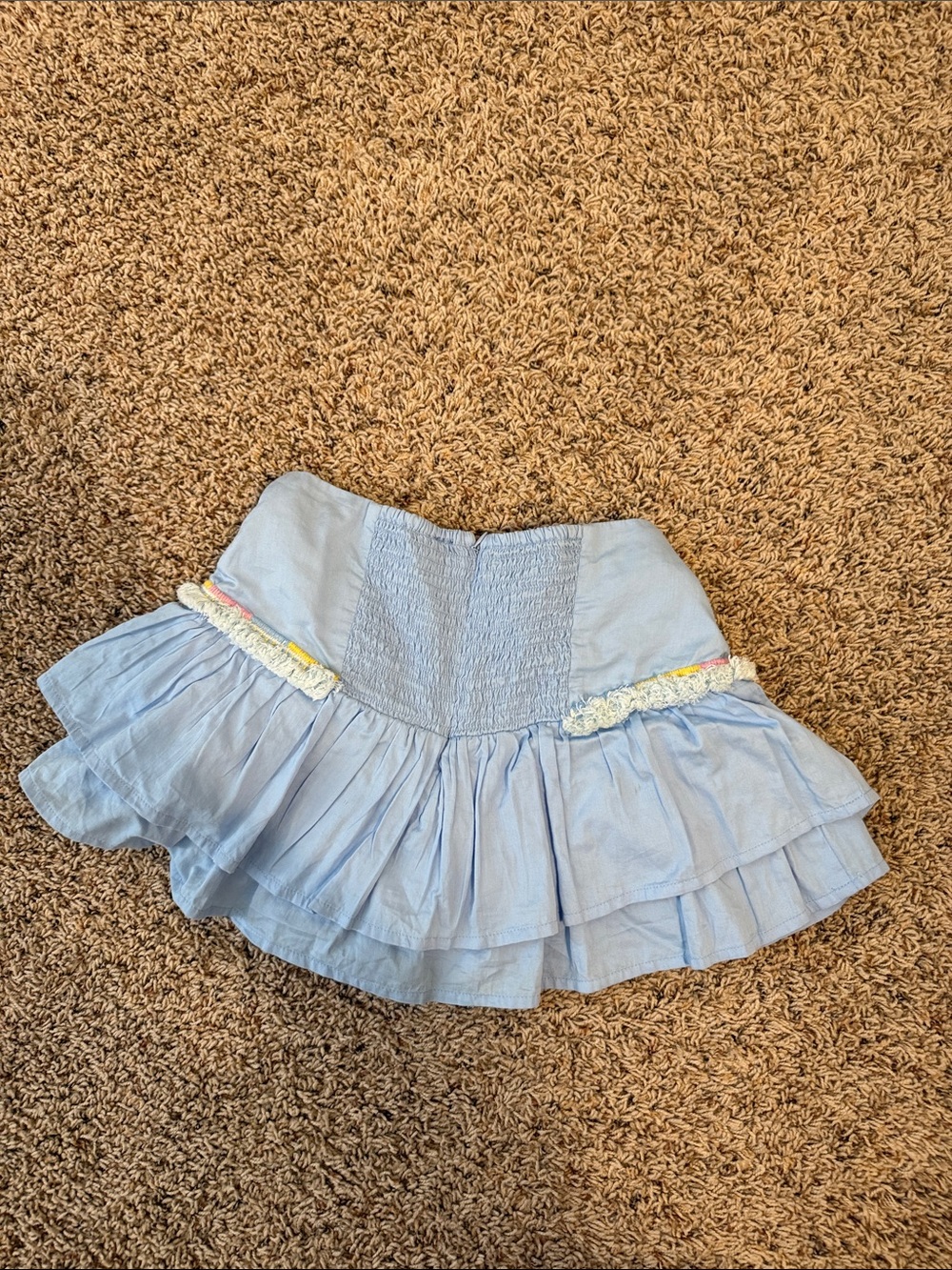 Cake for Dinner Light Blue Layered Ruffle Skort - Picture 3 of 3